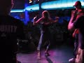 this is a video of verne troyer aka mini me from the austin powers movies and lindsay dancing on stage at club paris in jacksonville