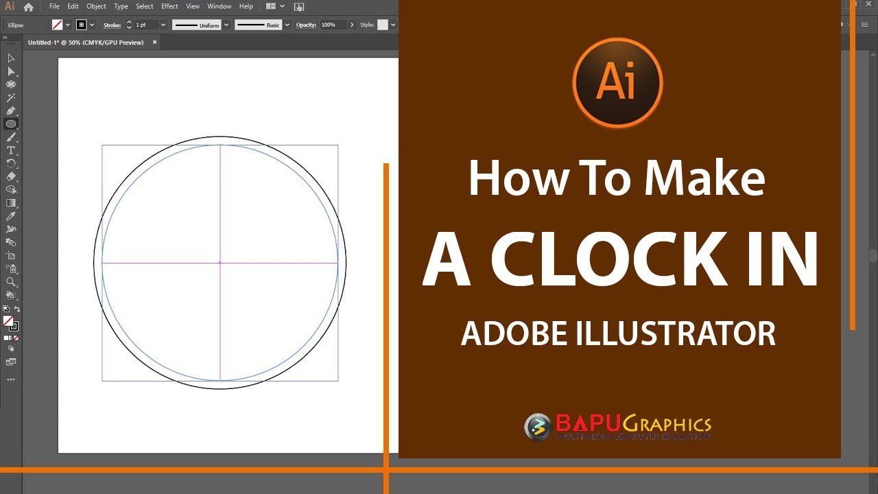 How to make a Clock in Adobe Illustrator