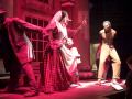 slave family being taken away from eachother in museum/statue