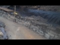 The process of a retaining wall; Chris Orser Landscaping
