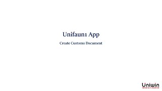 Create Customs Document