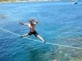 Slackline, Waterline, Côte d'Azur