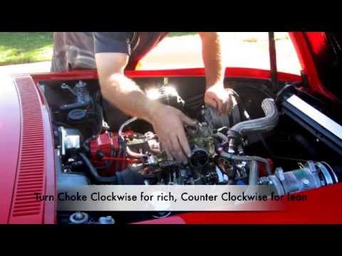 how to set a quadrajet carburetor