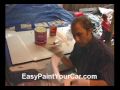 how to paint a car your self  putty