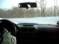 Subaru Impreza Sti 2.5 snow drift Pisoderi Greece - Kordas