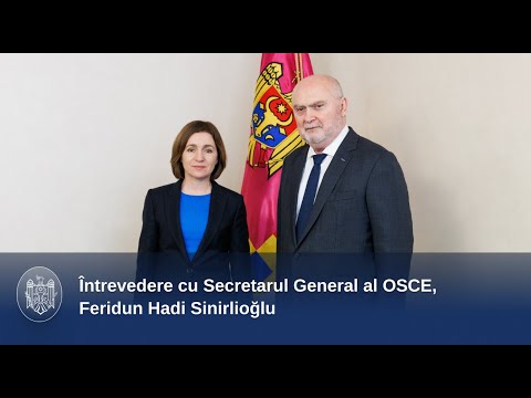 Șefa statului, Maia Sandu, a discutat cu Secretarul General al OSCE despre securitatea regională și consolidarea democrației în Republica Moldova