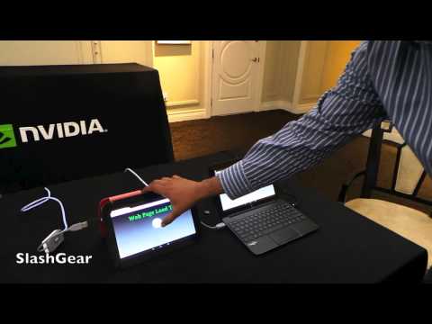 HP Slatebook x2 with Tegra 4 browser test vs Nexus 10