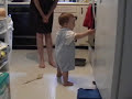 Cute Baby Walking For The First Time
