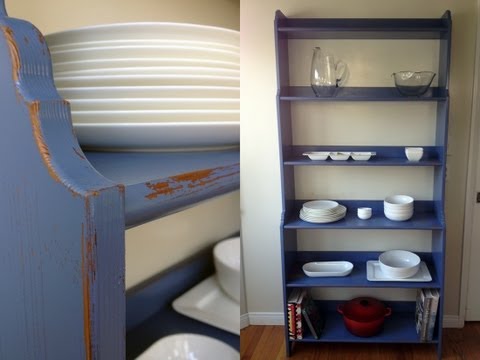 how to paint wood so it looks old