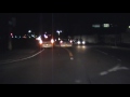 兵庫県豊岡市にて。夜の走行。