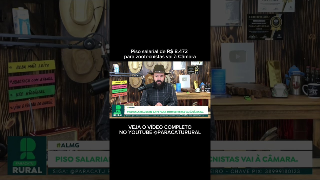 Piso salarial de R$ 8.472 para zootecnistas vai à Câmara