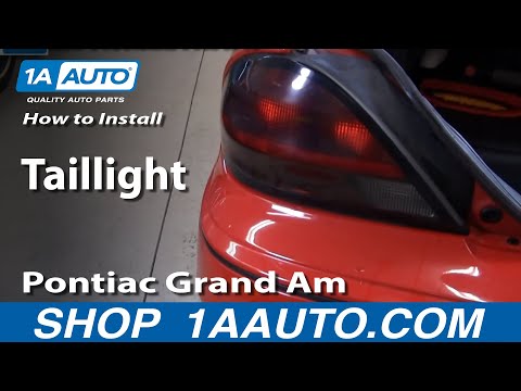 How To Install Replace Rear Taillight Pontiac Grand AM 99-06 1AAuto.com