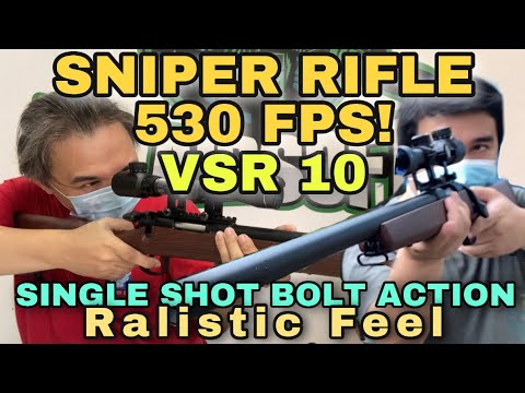 VSR10 Sniper Rifle FPS REVIEW (elegant wood color) (AIRSOFT TOY ONLY!)
