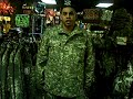 CSR Keith Zapata demonstrates the ACU M65 Field Coat