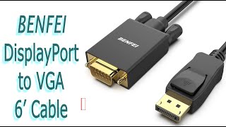 BENFEI DisplayPort to VGA Cable