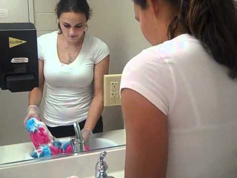 how to dye old towels