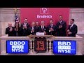 Banco Bradesco rings the NYSE Opening Bell