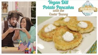 Vegan Dill Potato Pancakes for Easter and Passover