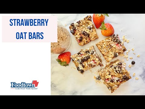 Strawberry Oat Bars