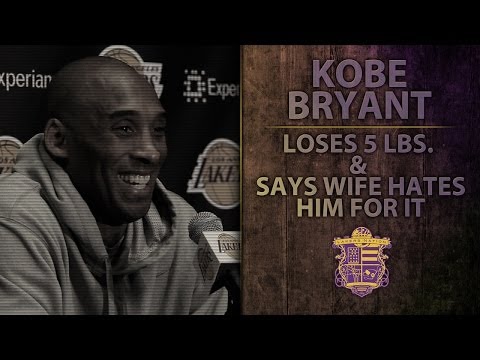 Video: Lakers Star Kobe Bryant Drops Five Pounds In One Game, Jokes That Wife Hates Him