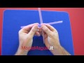 Trucco Cannucce intrecciate magia da bar tutorial milleaccendini