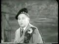 the scottish comedian rattles through his music-hall routine.