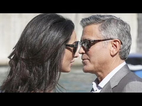 Traumhochzeit in Venedig: George Clooney und Amal Ala ...