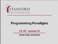 Lecture 18 | Programming Paradigms