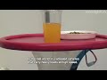 Table Robot on two wheels.  Video.