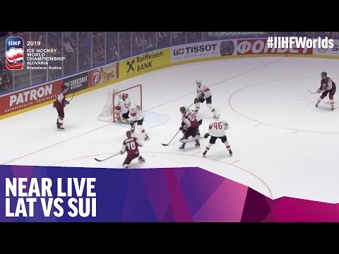 Miks Indrasis back and forth to score | Near Live | 2019 IIHF Ice Hockey World Championship