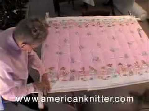 how to tie off a quilt