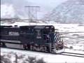 BC Rail Lillooet Sub - The Winter Chase Is On!