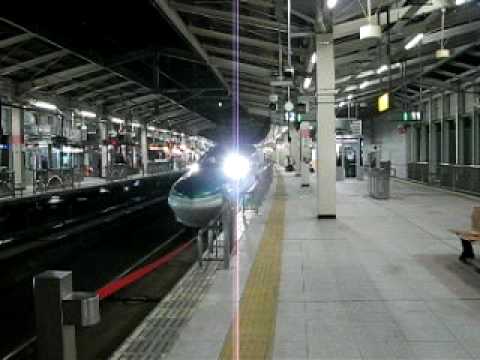 Shinkansen E954 3月11日の試運転の様子