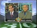 George W. Bush interviewed before Superbowl 2004