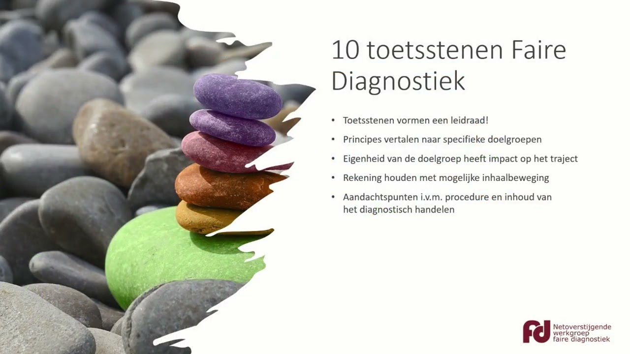 De essentiële voorwaarden voor een fair diagnostisch traject