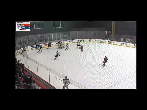 Porter Byrd-Leitner #5 Rockets 18u vs Shattuck retrieve puck create chance for assist at Nationals