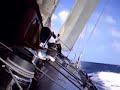 J Class Yacht in big seas
