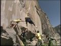 Rock Climbing Rescue, El Capitan, Yosemite, Part 2 Part 1, Rock Climbing Rescue, El Capitan. A drunk climber has fallen and is only being held by the rope around his leg.