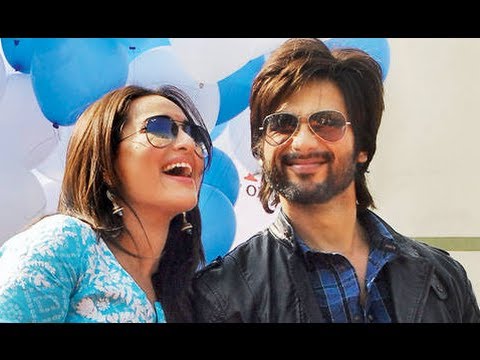 Shahid Kapoor & Sonakshi Sinha promoting 'R...Rajkumar' in Jaipur