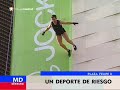 Desfile vertical en la fachada de El Corte Ingl�s