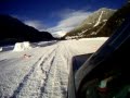 Drift on snow at the airfield Ambri (Switzerland), 04.02.09