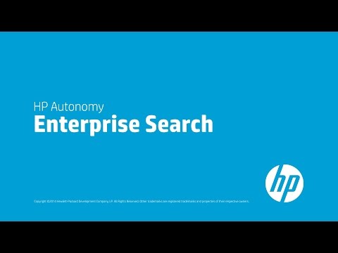Enterprise Search - Powered by HP IDOL (Intelligent Data Operating Layer), the industry-leading human analytics engine, HP's Enterprise Search solution addresses the most demand...