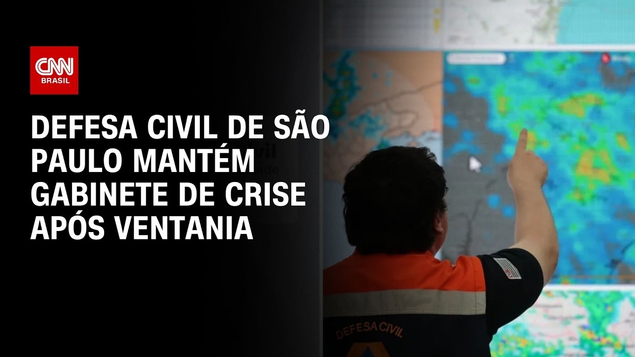 Clima extremo: São Paulo mantém gabinete de crise após ventania | CNN 360º