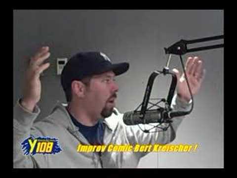 Improv Comic Bert Kreischer on Y108!