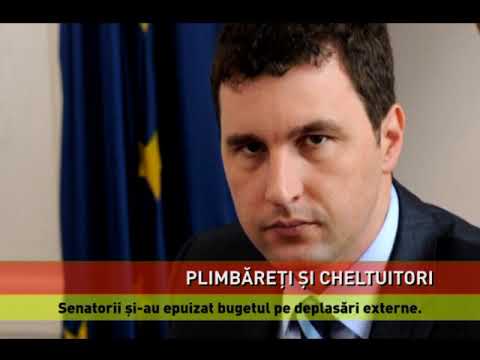 Senatorii au cheltuit toți banii pentru deplasari în strănătate