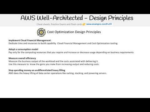 CLF-C01 — Cost Optimization