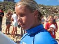 Margaret River Pro 2008 - interview with Paige Hareb