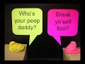 this is the thunderdome of peep jousting. things get out of hand pretty quick and soon an all out peep civil war erupts