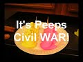this is the thunderdome of peep jousting. things get out of hand pretty quick and soon an all out peep civil war erupts