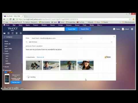 how to attach in yahoo mail